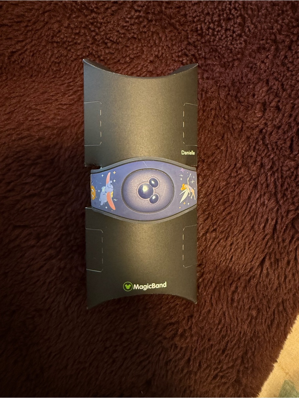 Disney MagicBand in Blue with Character Galaxy Design